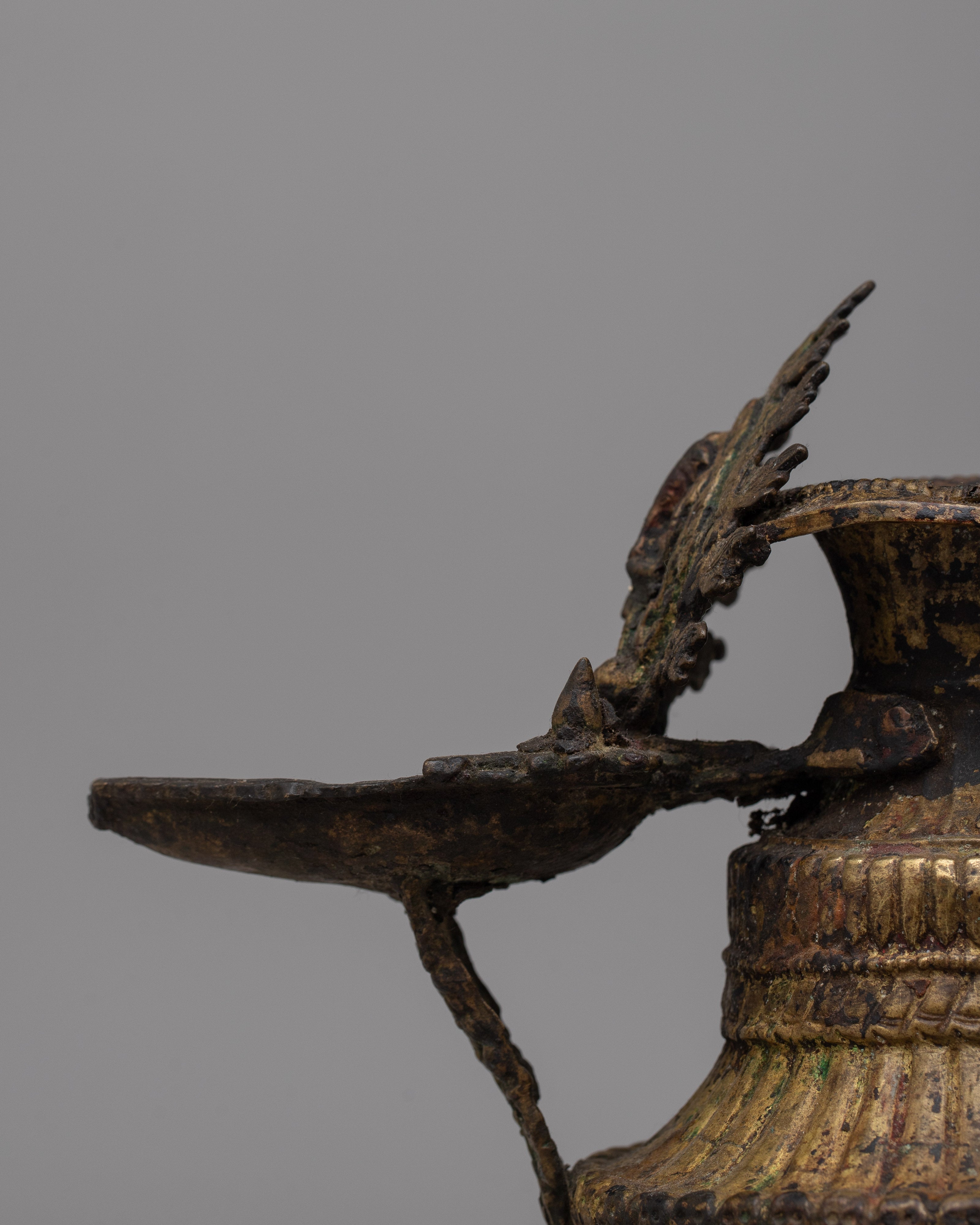 Antique Newari Sukunda | Exquisite Relic of Cultural Heritage and Artistic Mastery