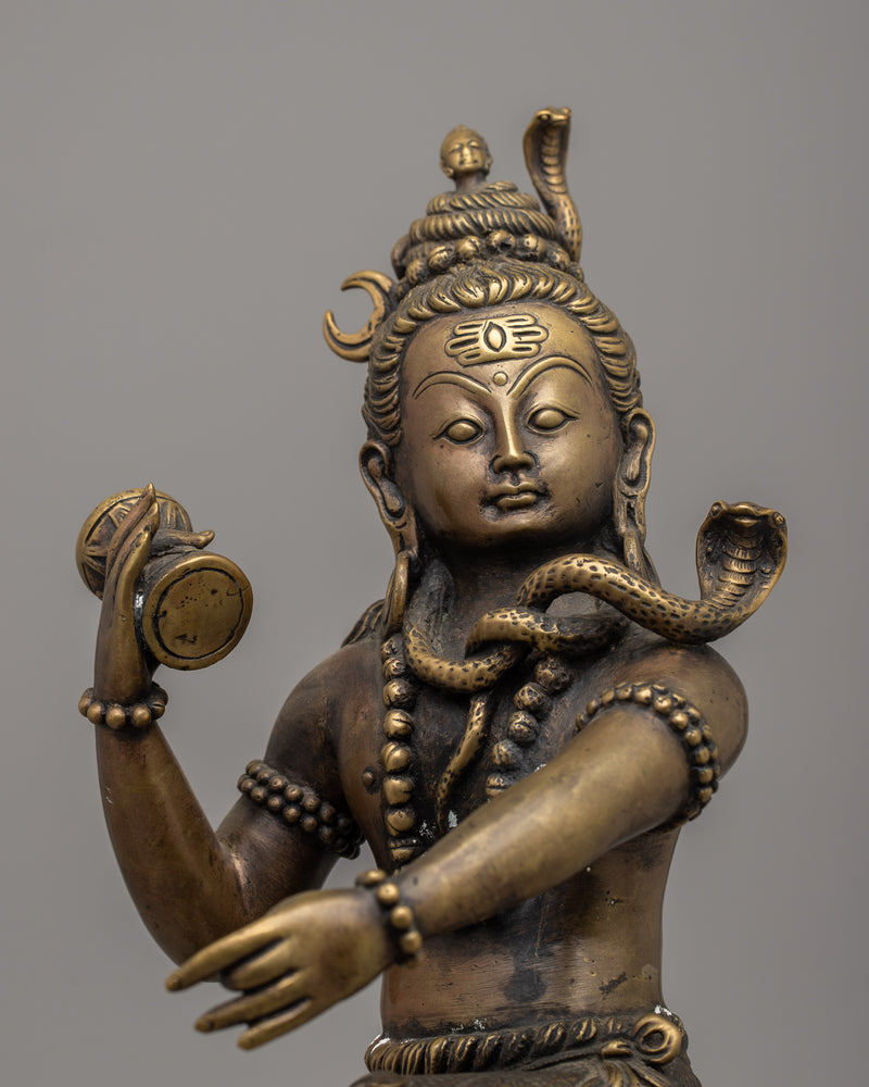 Shiva Bronze Statue | Icon of Divine Power and Cosmic Balance