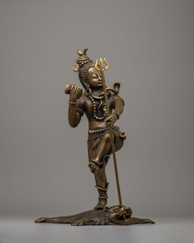 Shiva Bronze Statue | Icon of Divine Power and Cosmic Balance