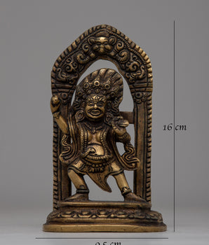 Mahakala Statue Bronze | Fearless Guardian of Dharma and Spiritual Protector