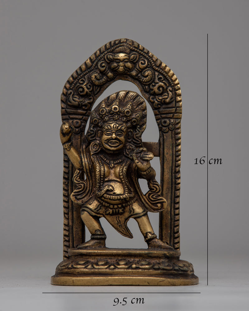 Mahakala Statue Bronze | Fearless Guardian of Dharma and Spiritual Protector