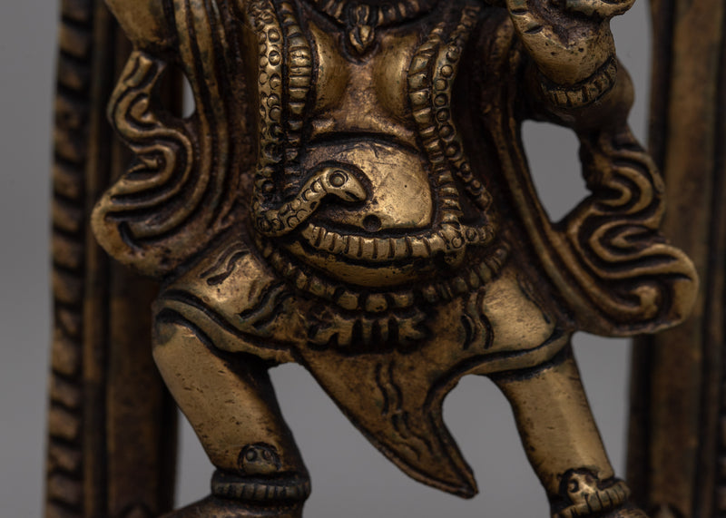 Mahakala Statue Bronze | Fearless Guardian of Dharma and Spiritual Protector