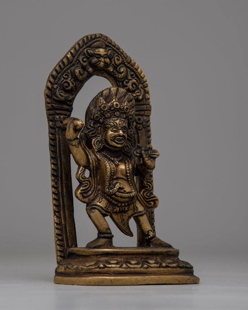 Mahakala Statue Bronze | Fearless Guardian of Dharma and Spiritual Protector