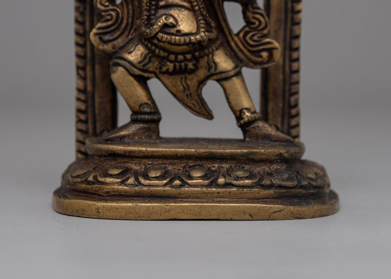 Mahakala Statue Bronze | Fearless Guardian of Dharma and Spiritual Protector