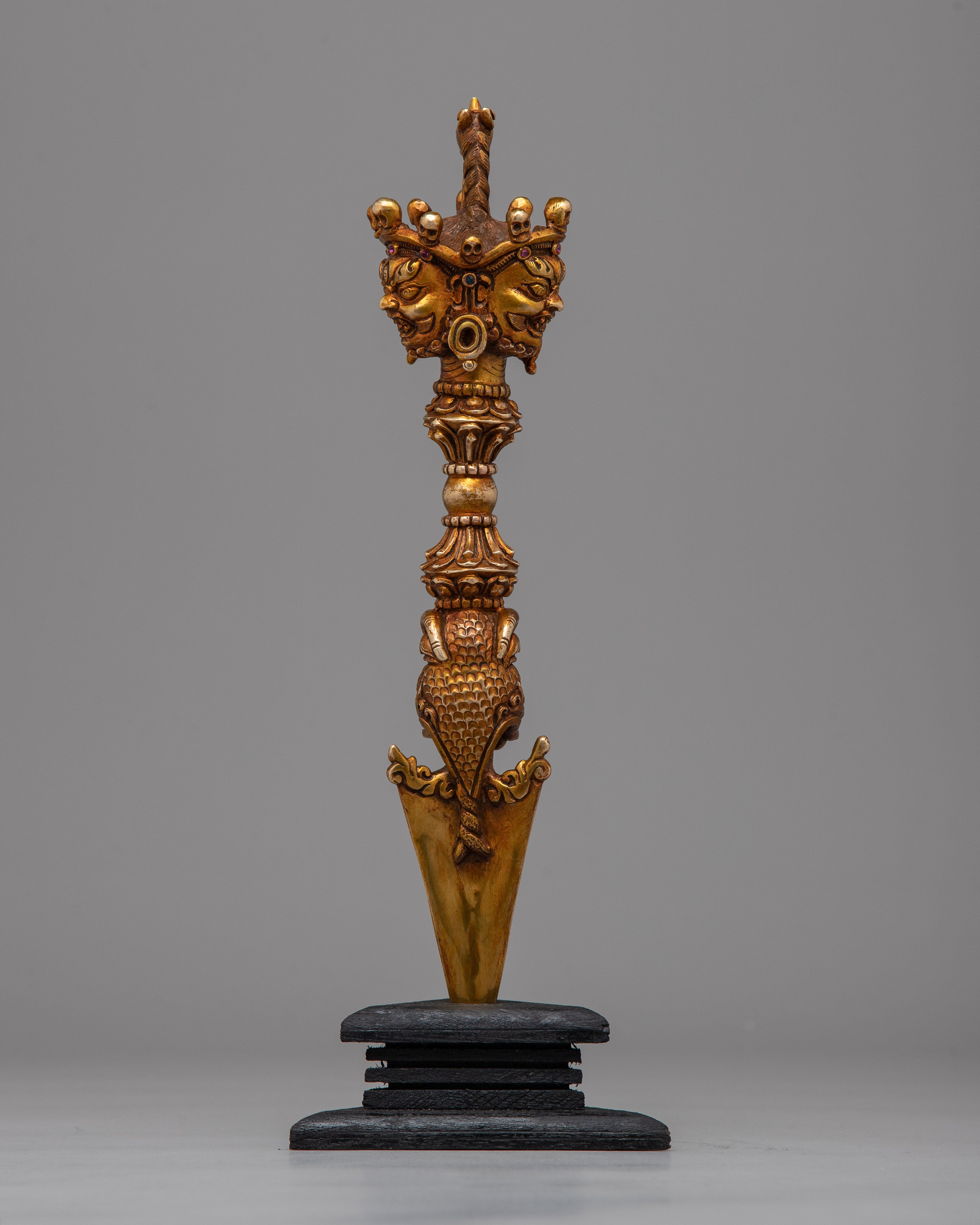 Buddhist Copper Dagger | Symbol of Spiritual Authority and Protective Energy