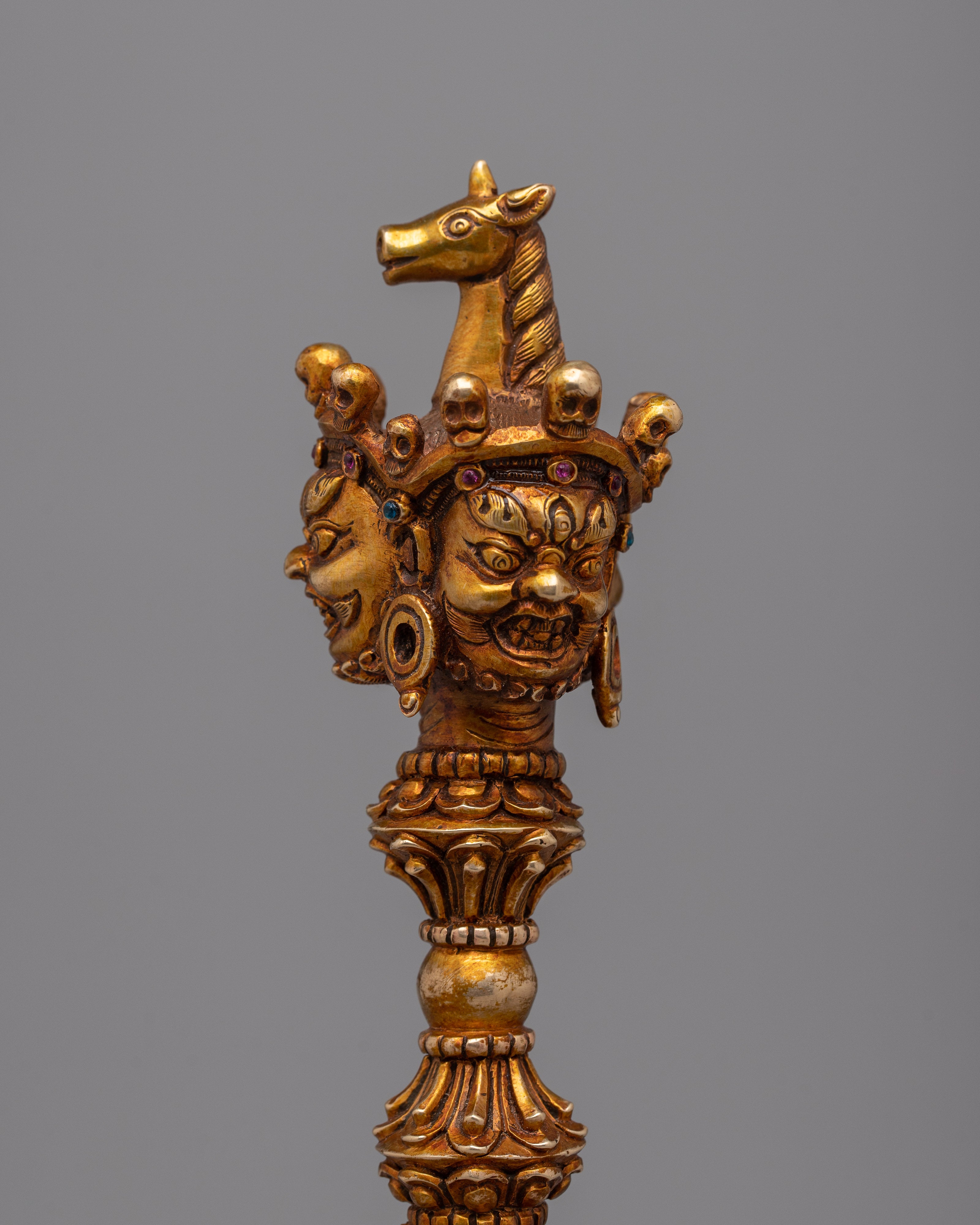 Buddhist Copper Dagger | Symbol of Spiritual Authority and Protective Energy