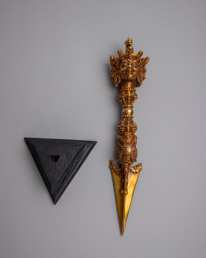 Buddhist Copper Dagger | Symbol of Spiritual Authority and Protective Energy