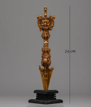 Buddhist Copper Dagger | Symbol of Spiritual Authority and Protective Energy