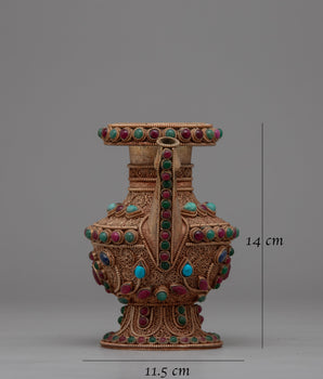 Silver Plated Karuwa | Traditional Nepali Craftsmanship and Utility