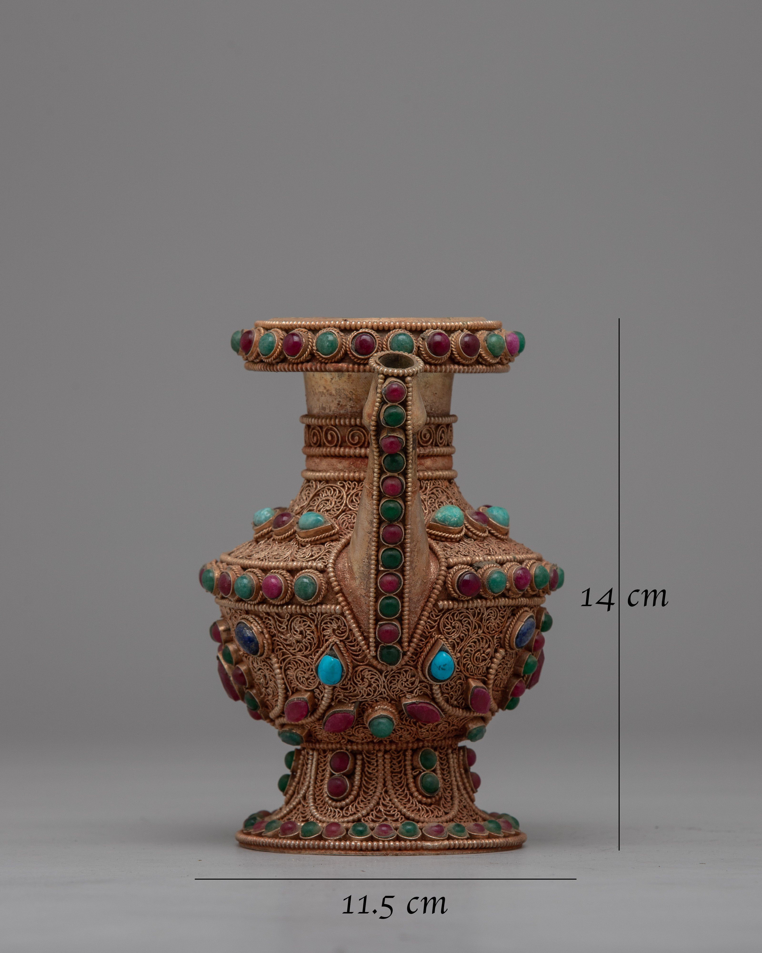 Silver Plated Karuwa | Traditional Nepali Craftsmanship and Utility