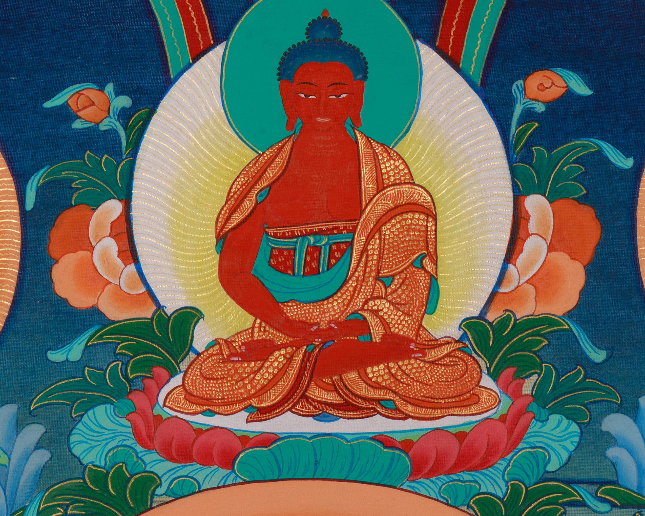 Sacred Goddess Green Tara Thangka | Compassion and Protection Deity