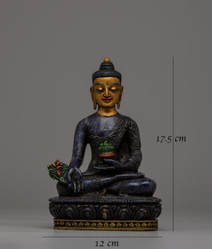 Lapis Buddha Statue | Embracing Healing Energies and Spiritual Serenity in Lustrous Lapis Lazuli