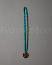 Long Turquoise Beaded Necklace