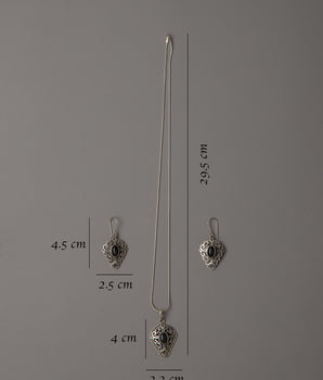 Earrings and Locket Set | Complete Your Look with Matching Accessories