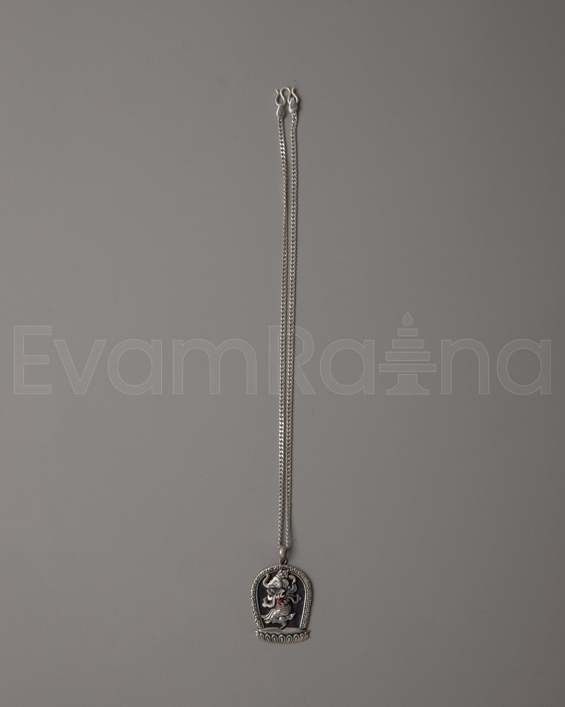 Silver Hindu Necklace