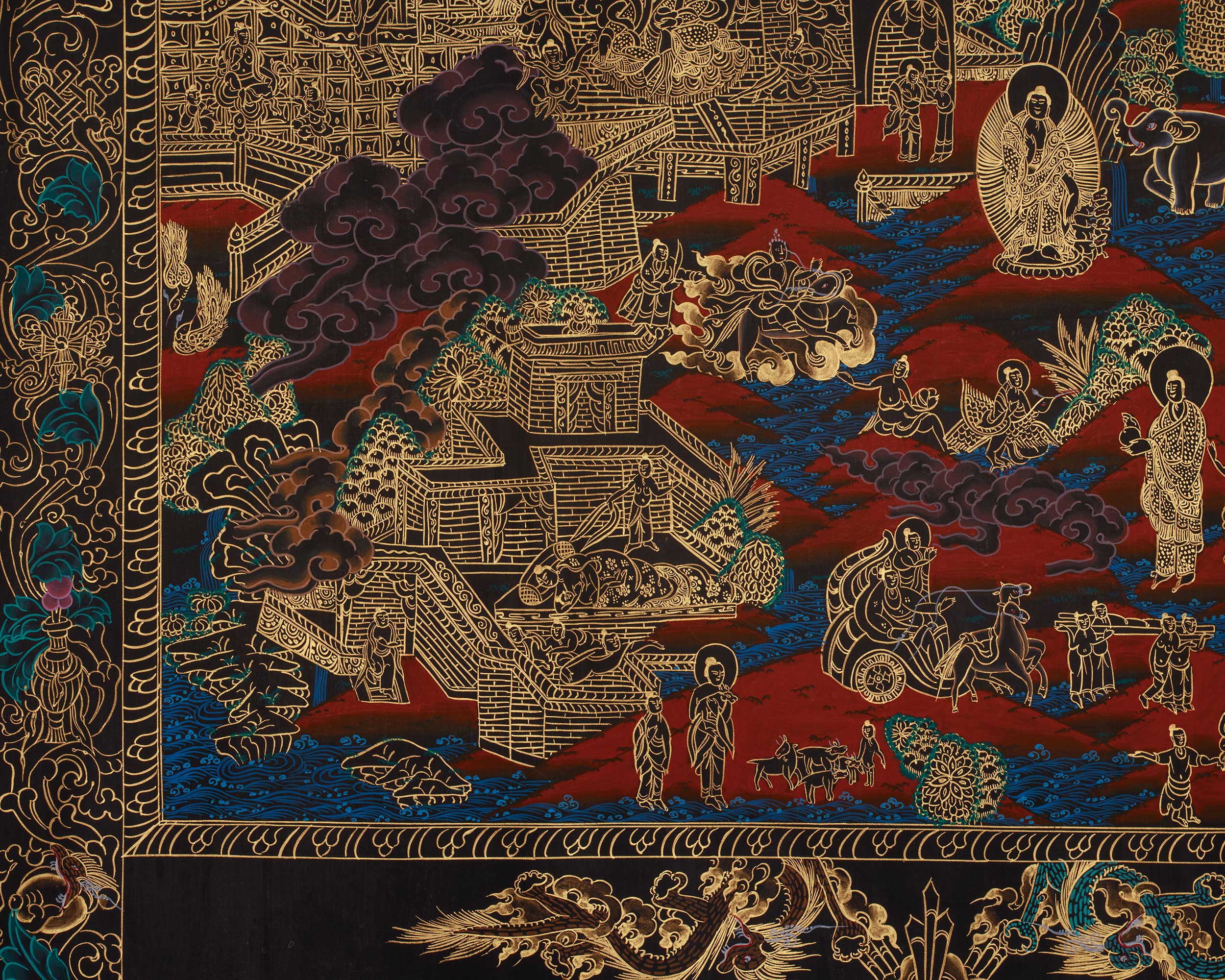 Buddha Life Story Art | Journey of Shakyamuni Buddha Artwork