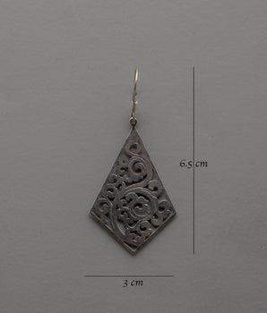 Silver Ear Rings Set | Perfect Harmony of Grace and Glamour