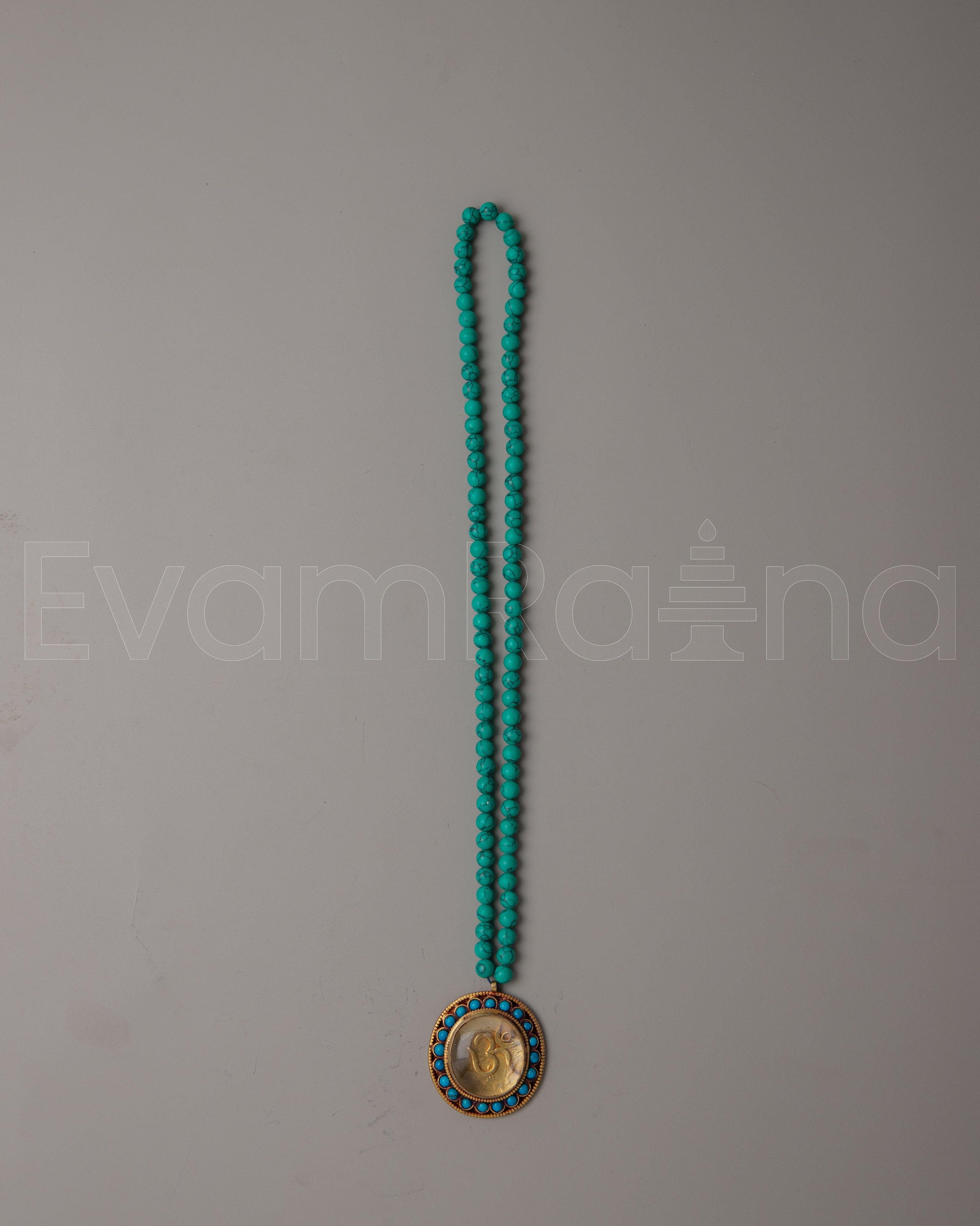 Copper Om Necklace