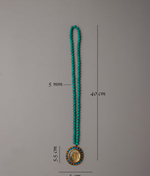 Copper Om Necklace | Ethnic Tribal Jewelry