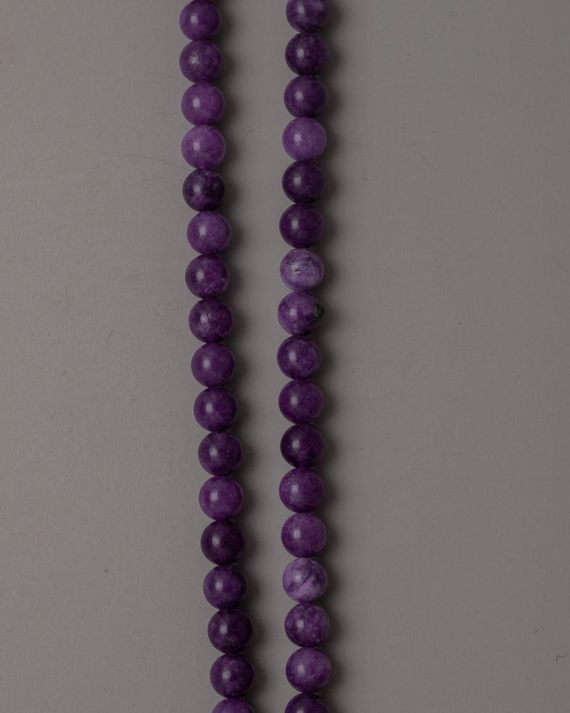 Amethyst Bead Necklace | Radiant Beauty with Spiritual Significance