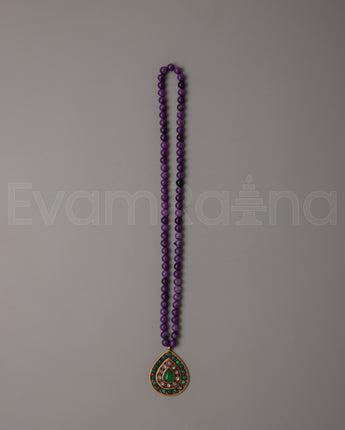 Amethyst Bead Necklace