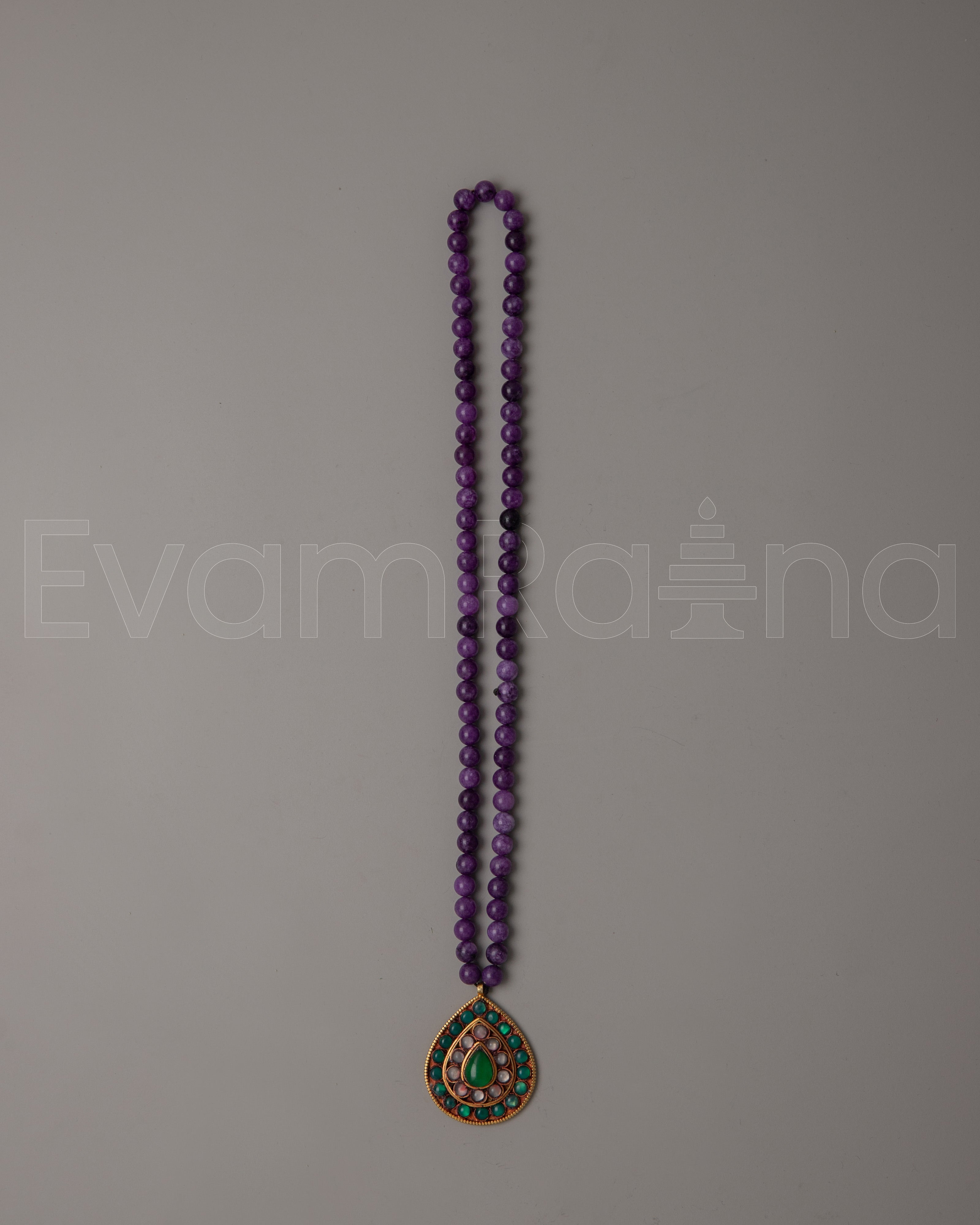Amethyst Bead Necklace