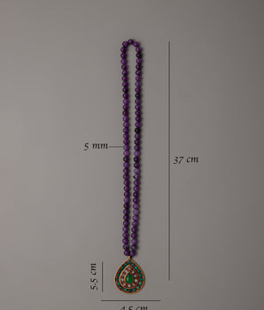 Amethyst Bead Necklace | Radiant Beauty with Spiritual Significance