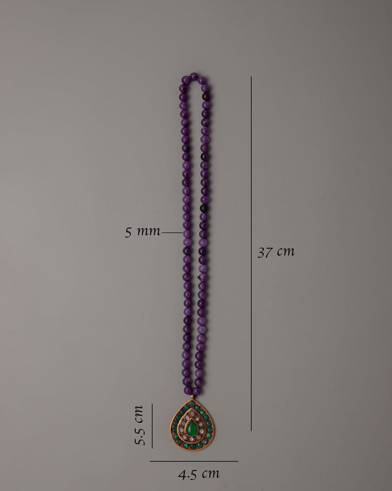 Amethyst Bead Necklace | Radiant Beauty with Spiritual Significance