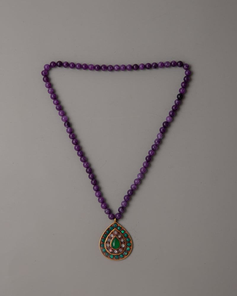 Amethyst Bead Necklace | Radiant Beauty with Spiritual Significance