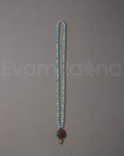 Moon Stone Mala Bead Necklace