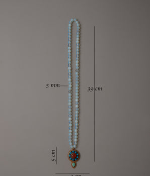 Moon Stone Mala Bead Necklace | Elevating Your Spiritual Connection and Inner Harmony