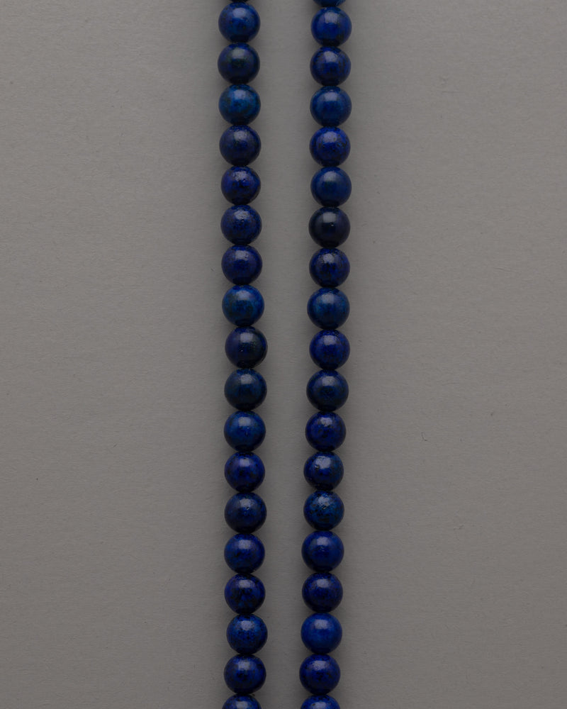 Lapis Lazuli Beaded Necklace | Exquisite Accessory for Sophisticated Ensembles