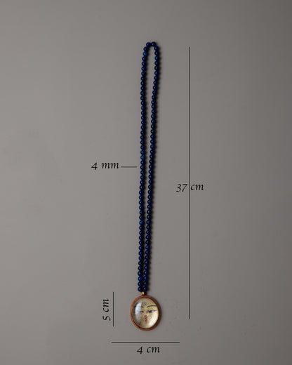 Lapis Lazuli Necklace Beads | Handmade Pendent Gifts