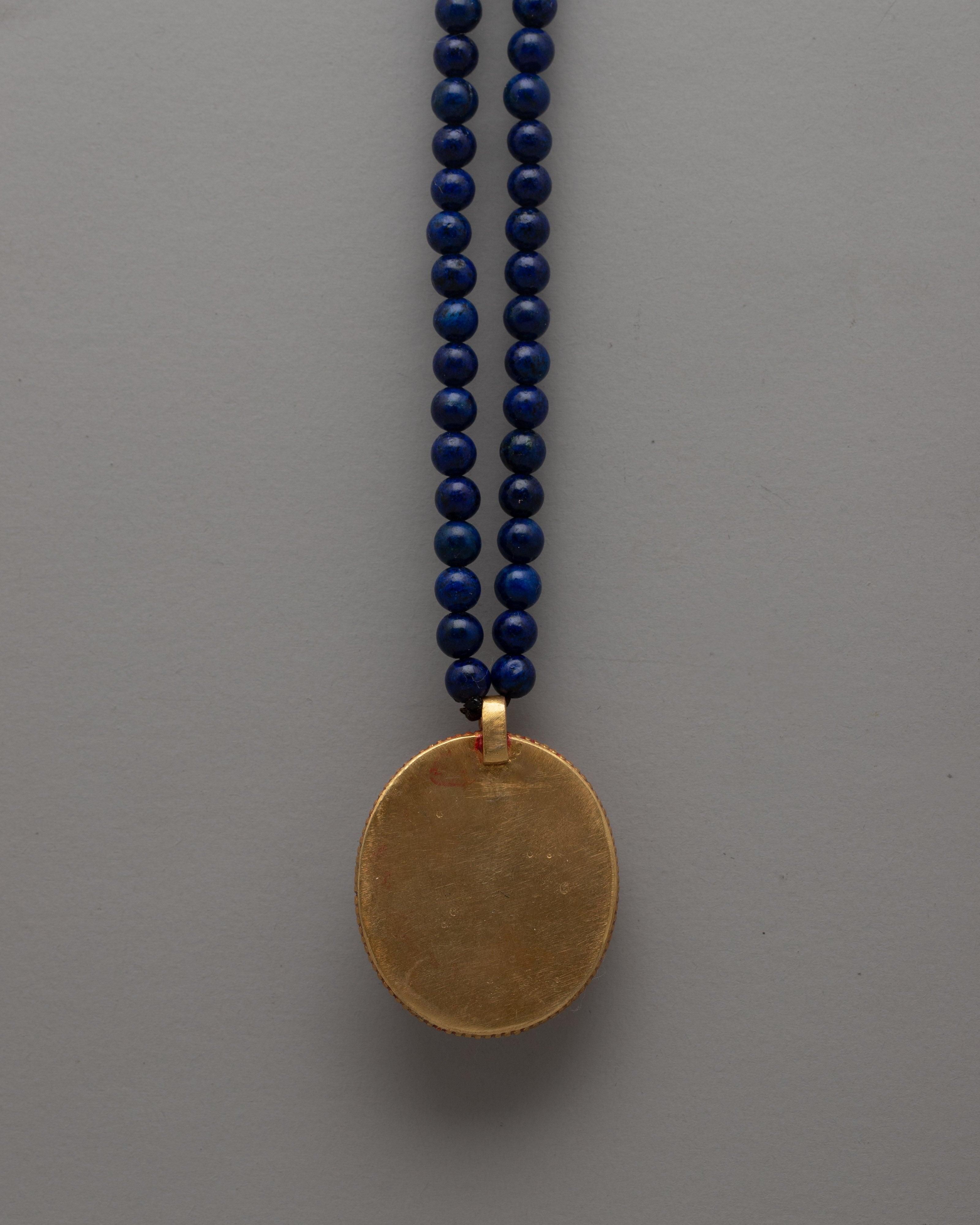 Lapis Lazuli Necklace Beads | Handmade Pendent Gifts