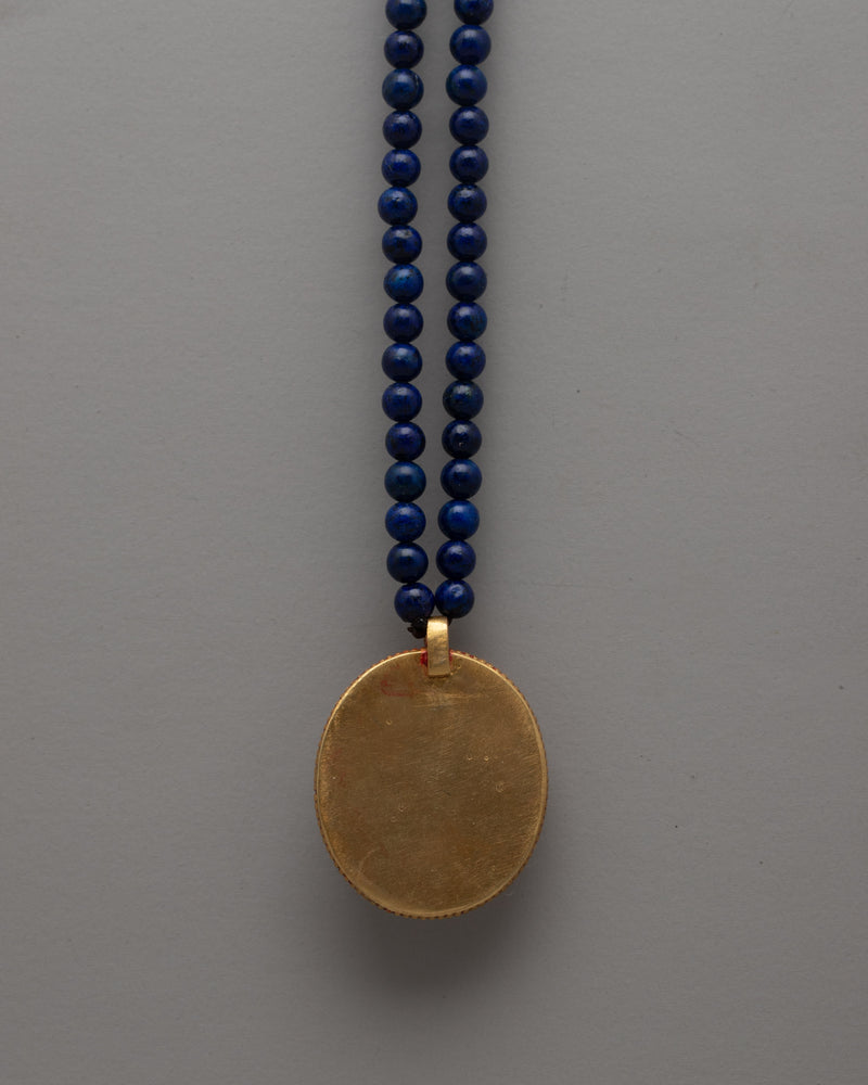 Lapis Lazuli Necklace Beads | Handmade Pendent Gifts