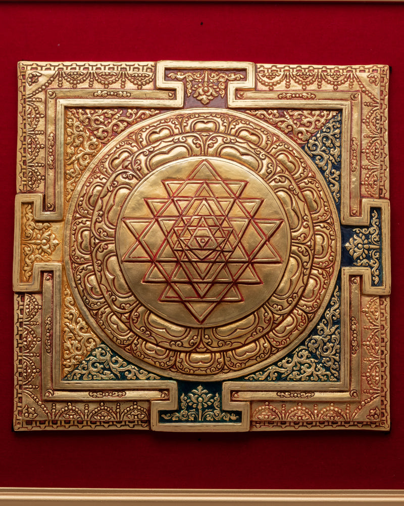 Shree Yantra Wall Hanging | Elevate Your Home Decor with Sacred Symbolism