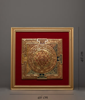 Shree Yantra Wall Hanging | Elevate Your Home Decor with Sacred Symbolism