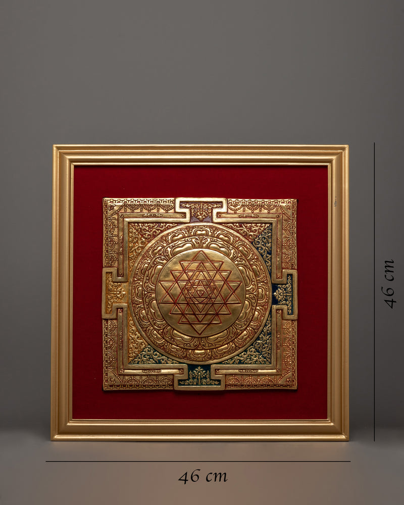 Shree Yantra Wall Hanging | Elevate Your Home Decor with Sacred Symbolism