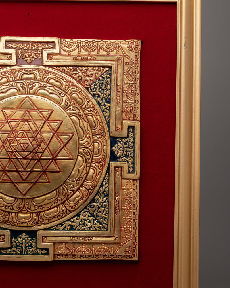 Shree Yantra Wall Hanging | Elevate Your Home Decor with Sacred Symbolism