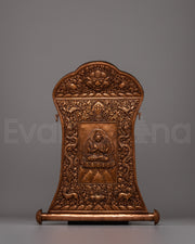 Copper Chenrezig Metal Wall Hanging