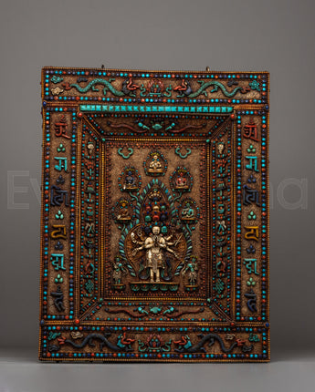 Armed Avalokiteshvara Thangka