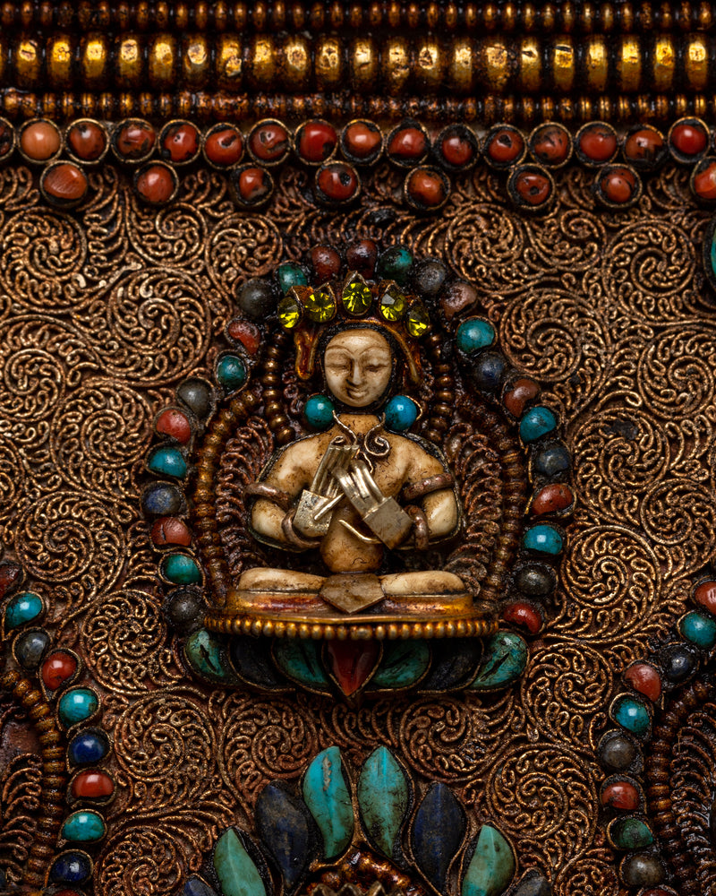 Copper 1000-Armed Avalokiteshvara Thangka | Exquisite Wall Hanging for Spiritual Reflection