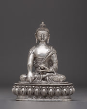 silver-shakyamuni-buddha