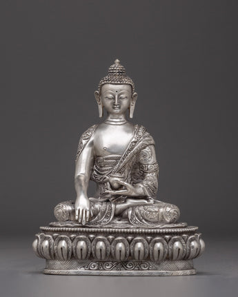 silver-shakyamuni-buddha