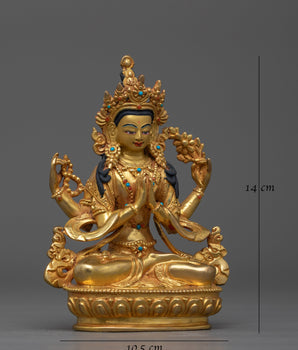 Chenrezig Loving Kind Deity Statue | Cultivate Compassion and Love