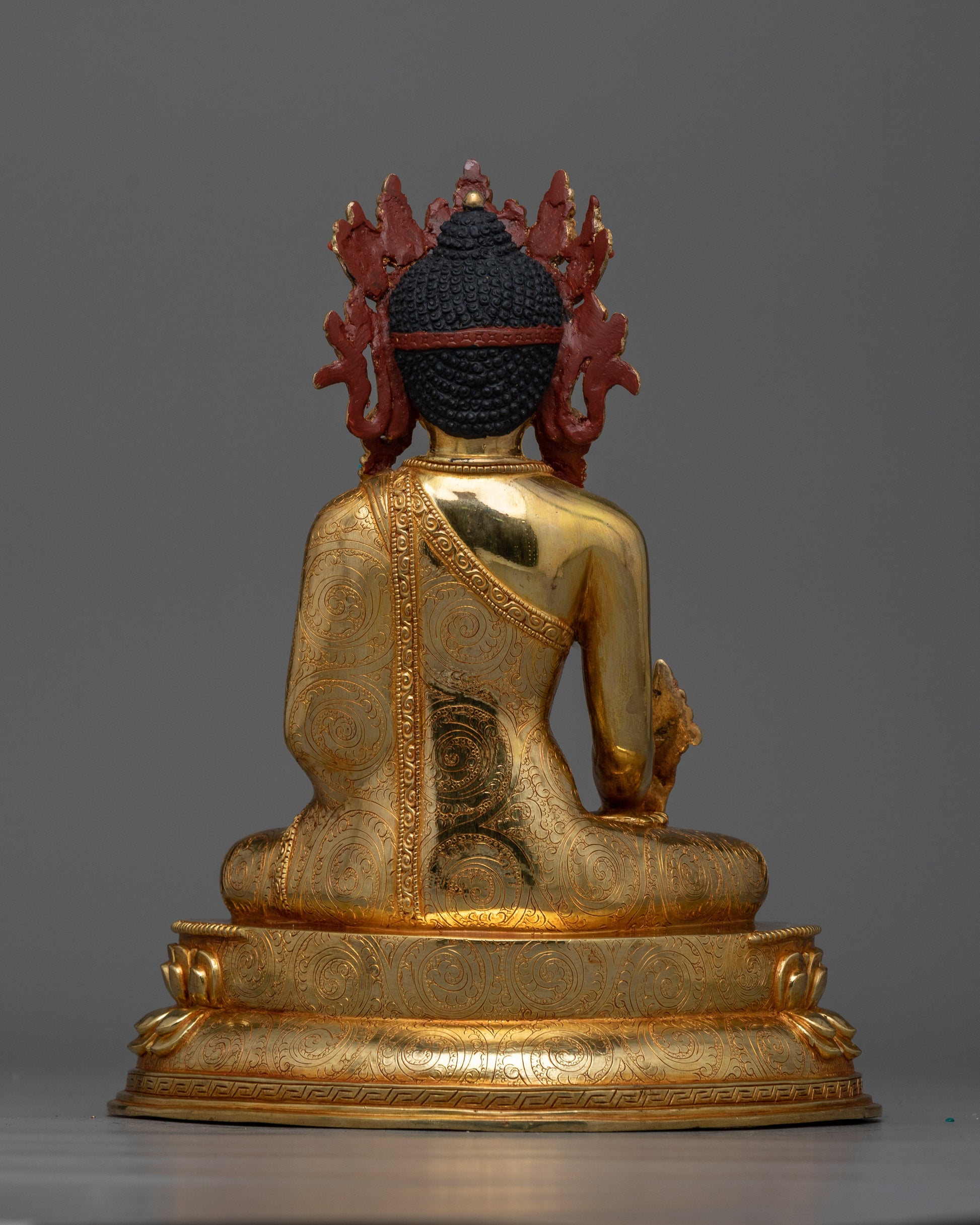 Crown Medicine Buddha Sculpture