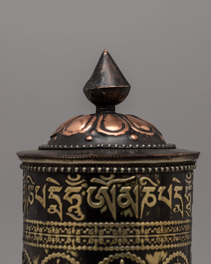 Auspicious Prayer Wheel | Divine Blessings and Spiritual Harmony Through Sacred Rituals