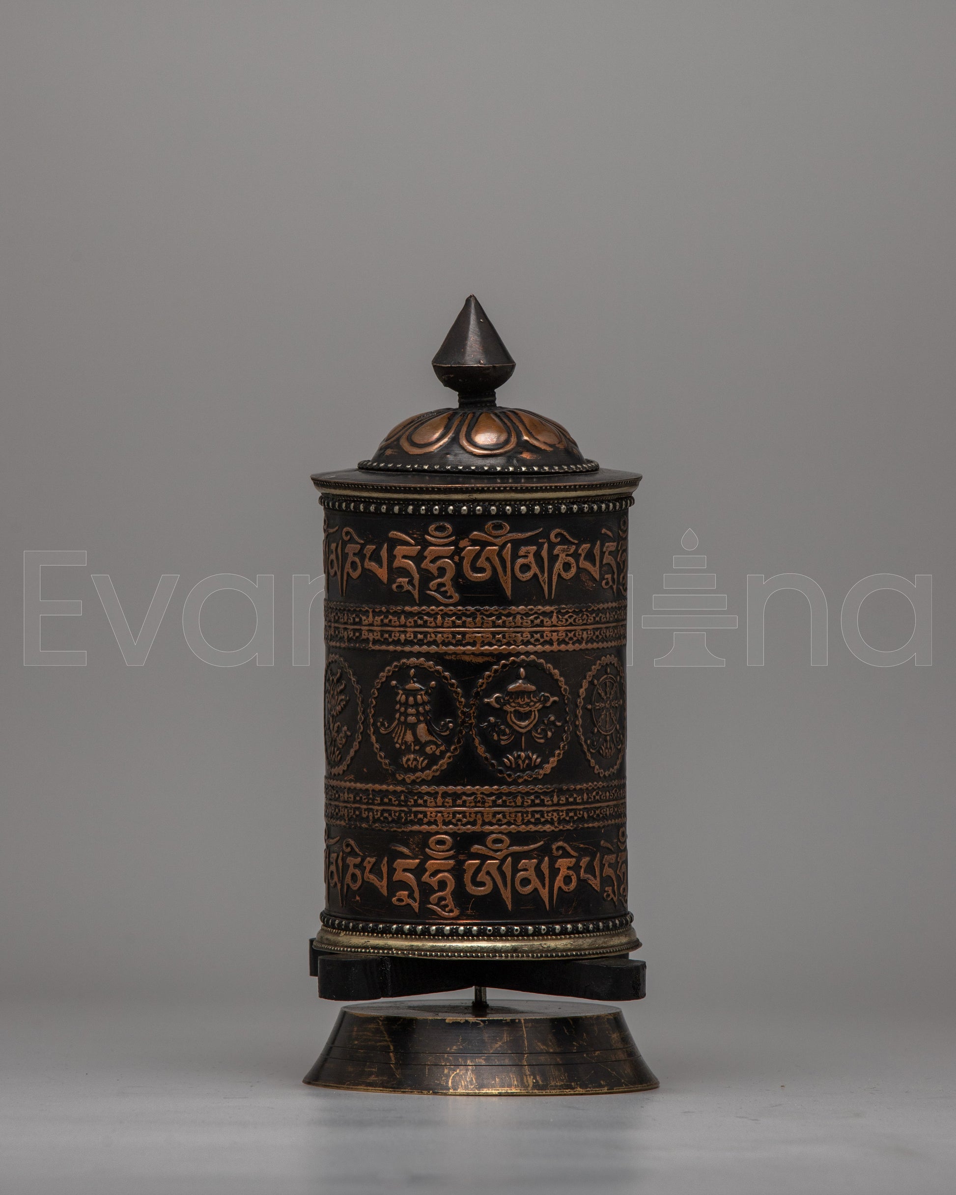 Hand Spinning Prayer Wheel