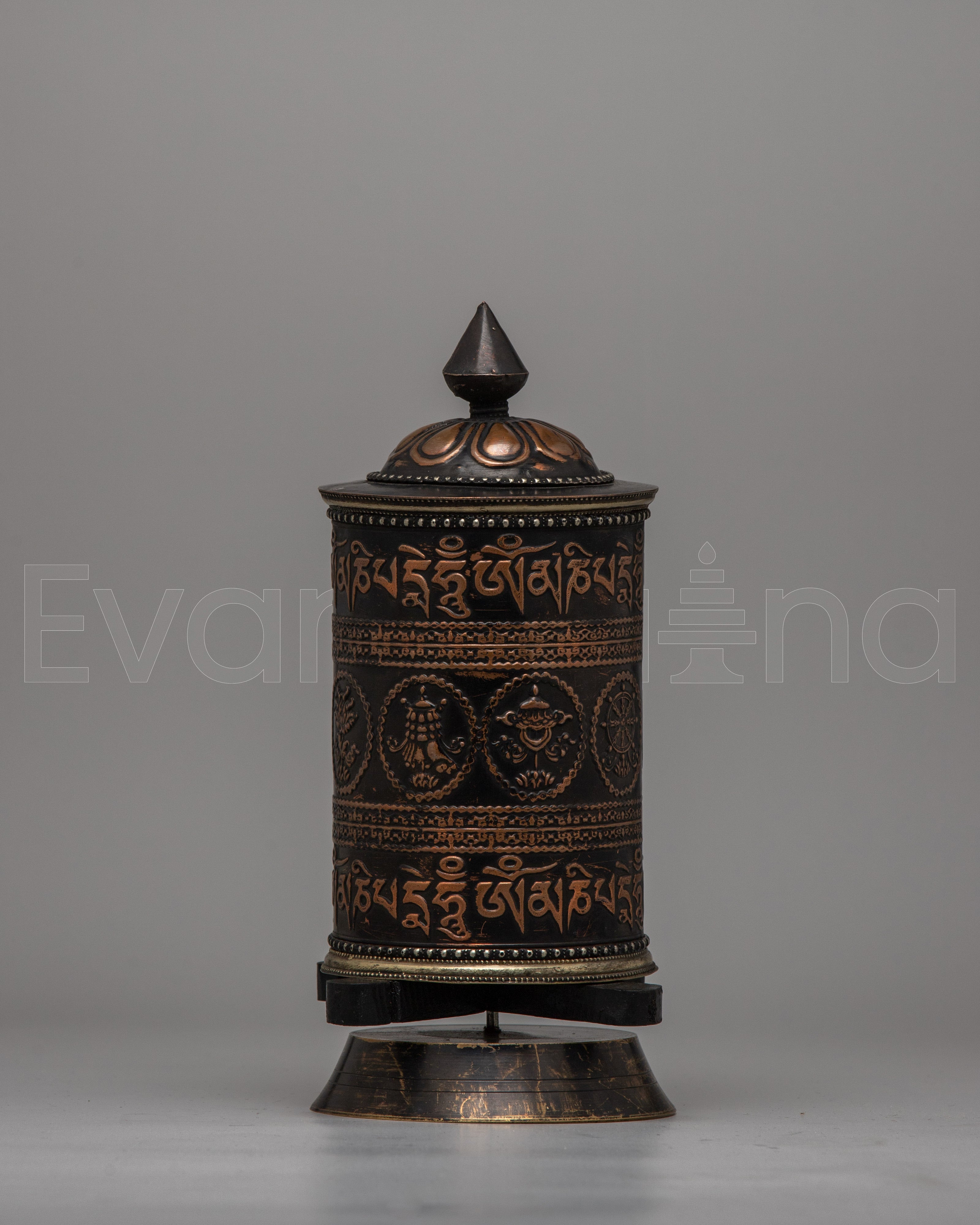 Hand Spinning Prayer Wheel