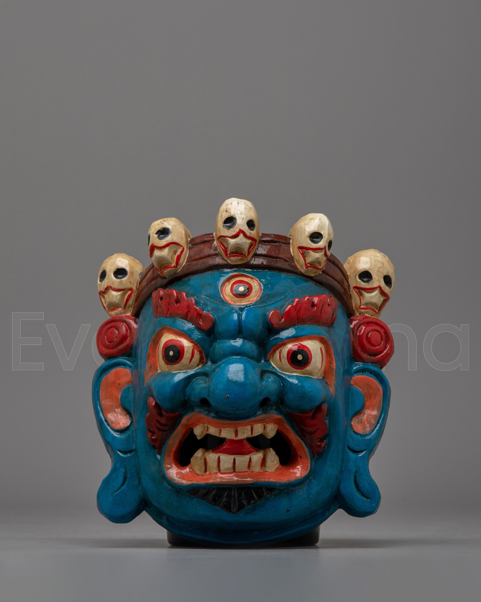 Wooden Mask Mahakala